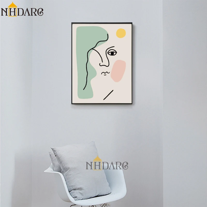 NHDARC холст печати ARC00834 Matisse светильник Роскошные Ретро Винтаж простые штрихи настенные картины плакаты гостиная домашний декор