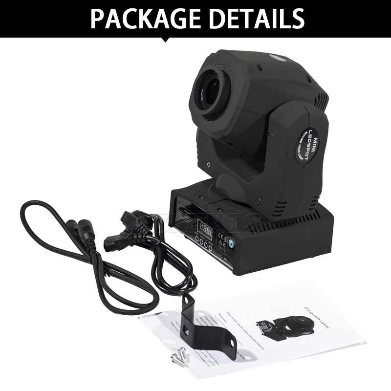  2 Pcs 60w Led Spot Light 7 Gobos Moving Head Light DMX 9/11 Channels Light/Master-Slave/Auto Run/So - 32777191433