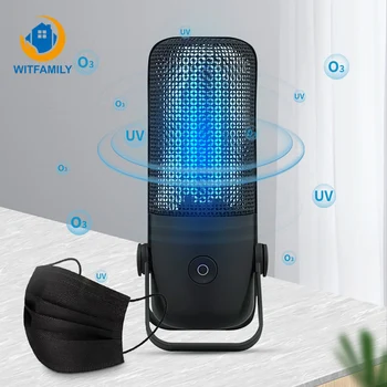 

2.5W UV Sterilizer UVC Bactericidal Lamp Household Ozone Ultraviolet Lamp Disinfection Lamp Desktop Portable Germicidal UV Lamp