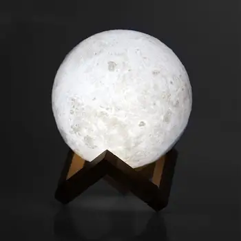 

18CM USB LED Magical Moon Light Moonlight Table Desk Lamp Birthday Gift Birthday Valentines Gift