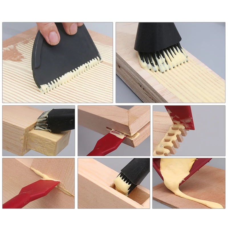 4Pc/set Manual Gluer Woodworking Glue brush tool kit Soft Silicone glue  brush Carpenter Woodworking Coating Tools - AliExpress