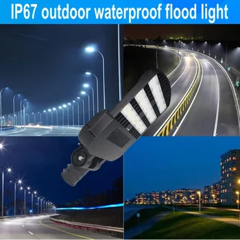 

50W 100W 150W 200W LED Street Light Outdoor Waterproof Industrial Garden Courtyard Park Sports Ground Road Lighting AC85-265V