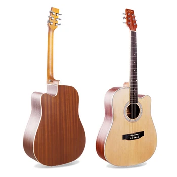 

41 " Folk Song Lacking Corner Guitar Spruce Wooden Guitar