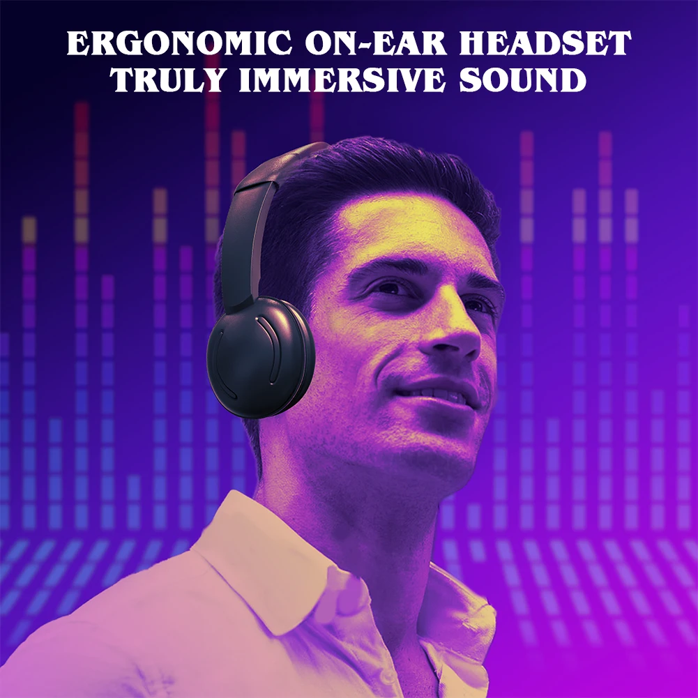 USB Headset with Microphone and In Line Control On Ear Headphone for Gaming Skype Office Conference