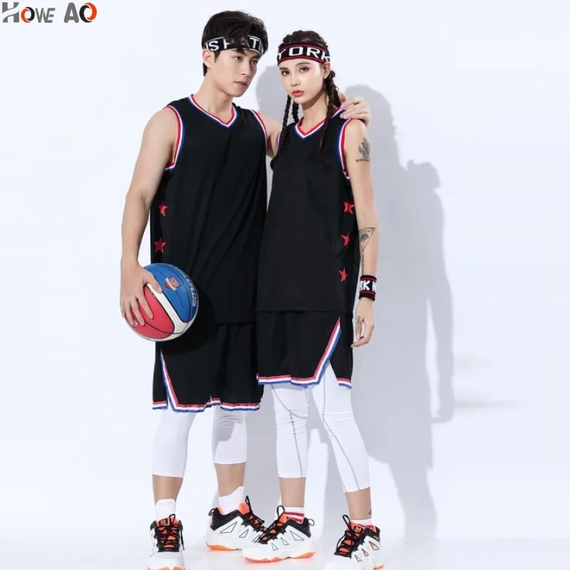 

HOWE AO Custom Basketball Clothes training Men Set Jersey with Short Sportwear Suit Basketball Set