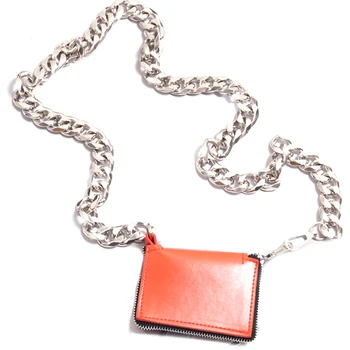 

LJL-Pu Leather Mini Bag Chain Women's Accessories Messenger Bag Women's Removable Chain Shoulder Strap Clutch