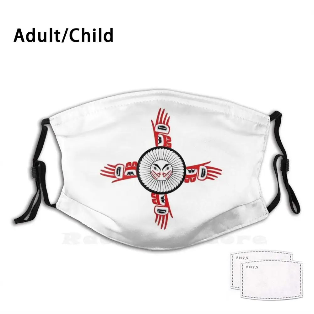 Парящий дух со смешным рисунком многоразовые Pm2.703 фильтр маска для