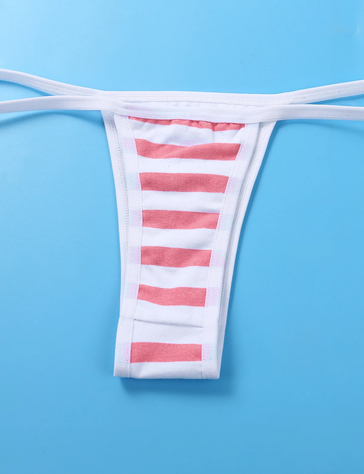 Japanese Sexy Lingerie Cute Kawaii Blue Pink White Striped Mini Bikini Adult Cosplay Erotic Costumes Bra Women Underwear Set bra and underwear set