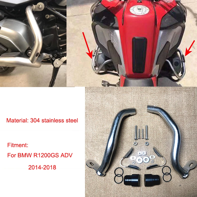 

For BMW R1200GS R 1200GS 1200 GS Adventure Adv 2014 2015 2016 2017 2018 Engine Highway Guard Crash Bar Bumper Frame Protection