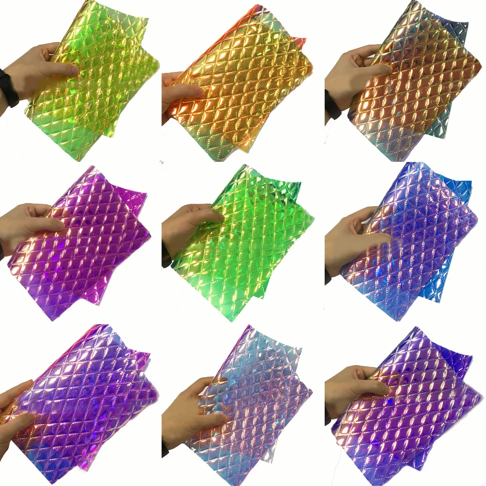 Lychee Life 29x21 см тиснение искусственная кожа A4 разноцветные ПВХ ткань DIY Ручная работа швейные принадлежности для одежды украшения