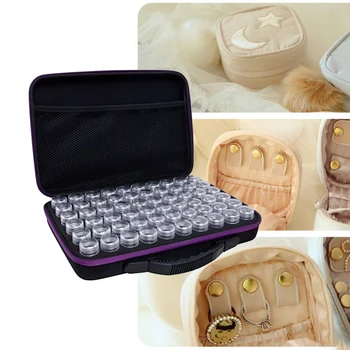 

30/60 Slot Bead Storage Diamond Storage Case Embroidery Jewelry Beads Diamond Multi-Function Wall Tool Kit Nail Art Craft Box