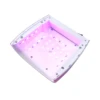 Magic Ice Flowers Colorful Cordless 48w UV LED Nail Lamp Wireless Charging Nail Lamp for Curing Gel Nail Polish Red Light LEDs 2