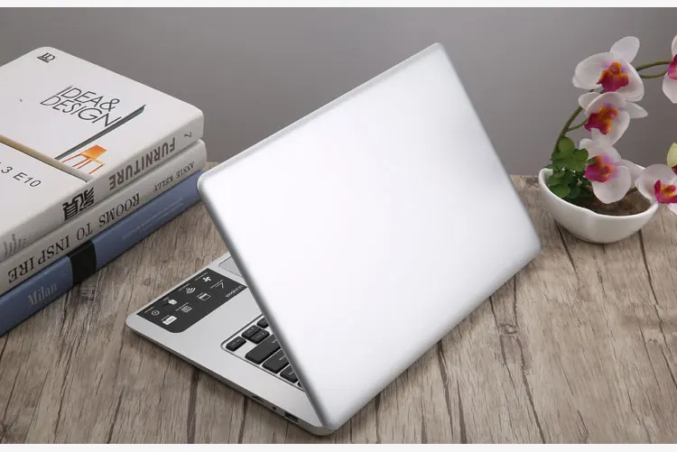 Newest 14" Ultra-thin Laptop Intel E8000 Quad Core 4G+64G SSD M.2 Computer WiFi Bluetooth HDMI Movie/Sport/Gamin Notebook