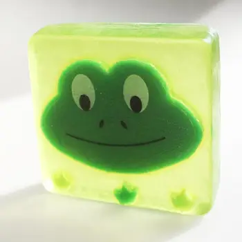 

100g handmade Soap Mild cartoon shape kids wash face Soap cleansing Moisturizing body Essential Skin soap oil E5I2