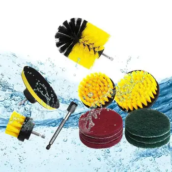 

Onever 12 Electric Drill Brush Power Washer Scrubbing Cloth Cleaning Polishing Brush Kit Carpet Glass Car Cleaning Accessories
