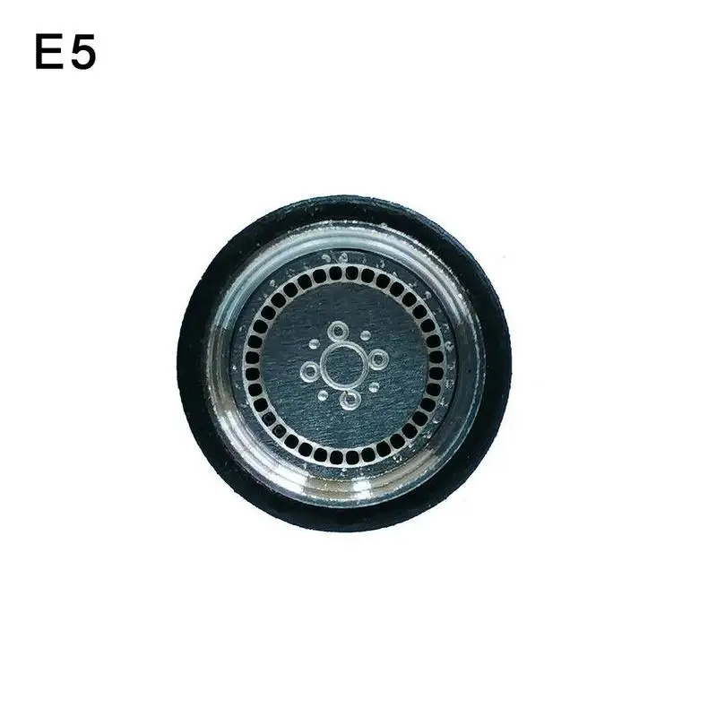 4pcs/set Alloy Wheels Tire Set Axles Vehicle Wheels Retro Thick Tire Modified Alloy Car Refit Wheels For 1/64 Vehicle Car Model - Цвет: S
