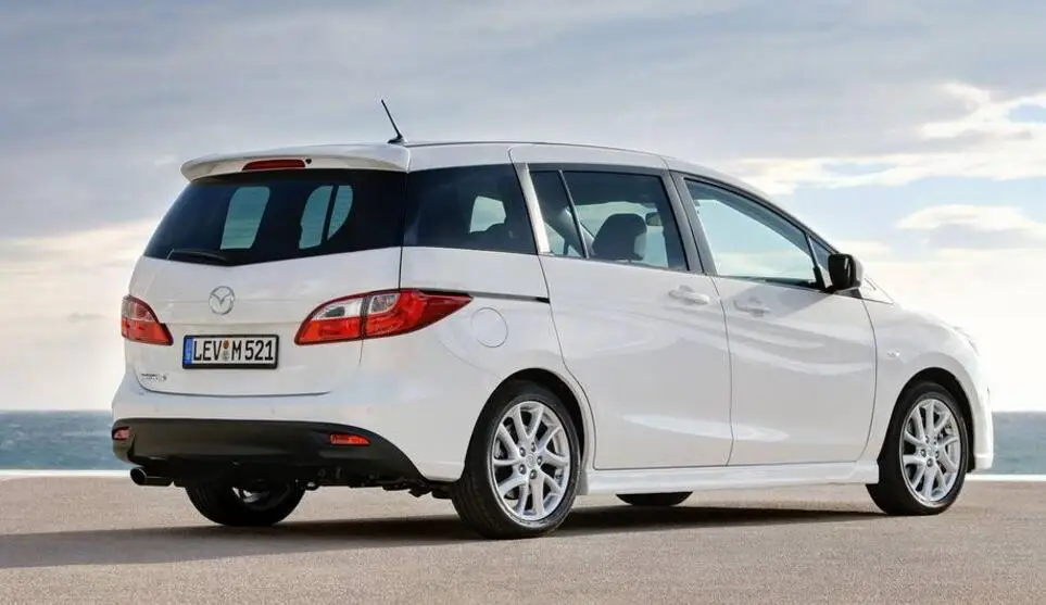 Автомобильный задний багажник защитный лист для багажника Крышка для Mazda 5 M5 2007- высокое качество авто аксессуары(черный, бежевый