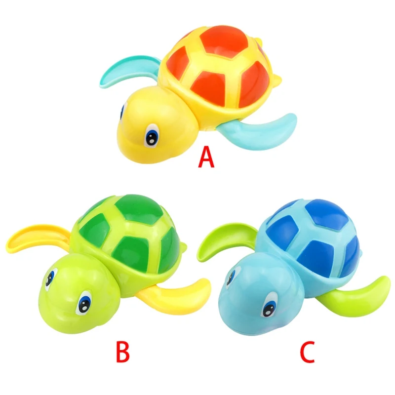 

Bath Toy Clockwork Dabbling Swimming Turtle Children's Bathroom Classic Toys