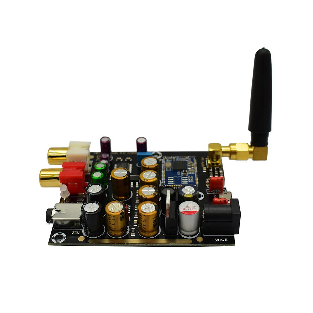 Lusya CSR8675 LDAC APTX Bluetooth 5,0 беспроводной приемник с PCM5102 декодирование Поддержка 96K 24 бит с антенной A1-019