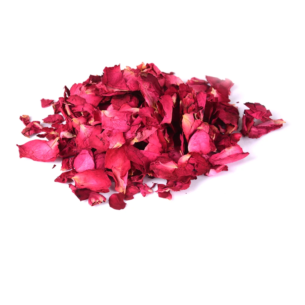 Romantic 30/50/100g Natural Dried Rose Petals Bath Dry Flower Petal Spa Whitening Shower Aromatherapy Bathing Supply