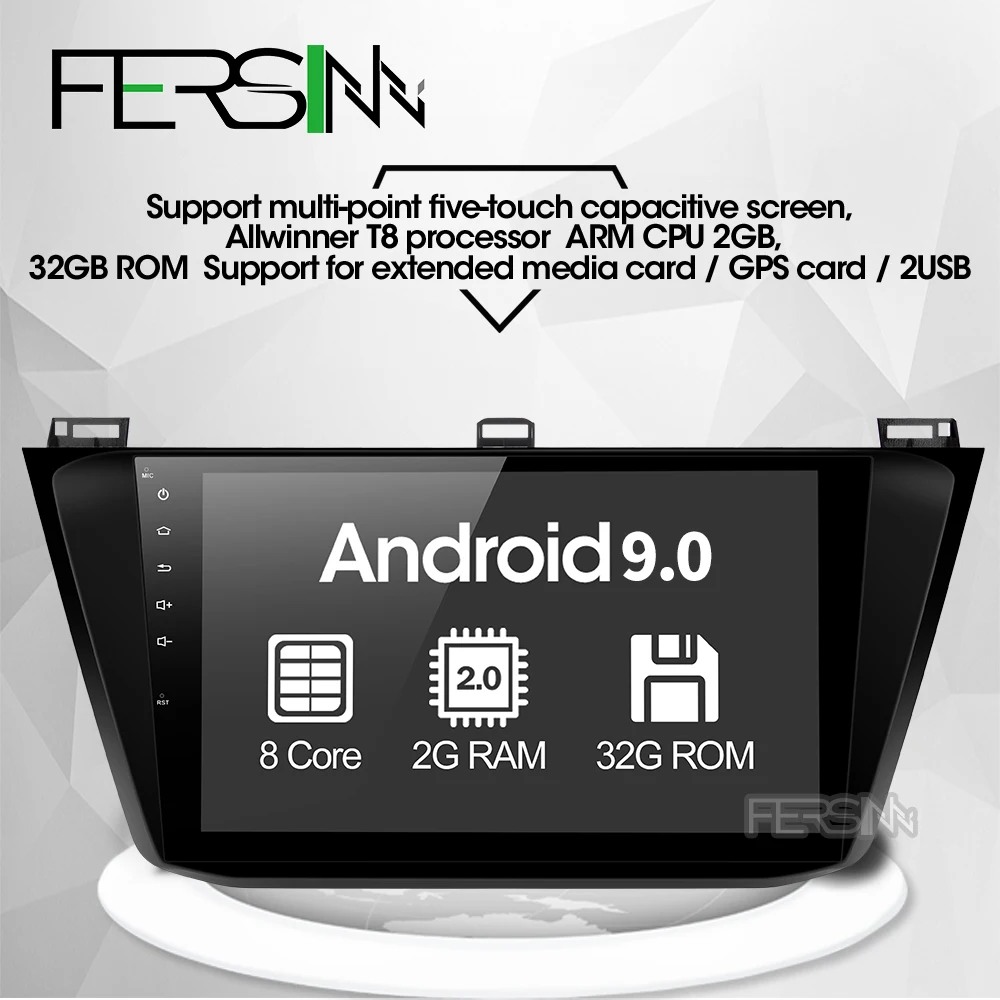 Fersinny C17TG1060 2G + 32G android автомобильный gps плеер для VW tiguan 2017 Радио аудиоплеер