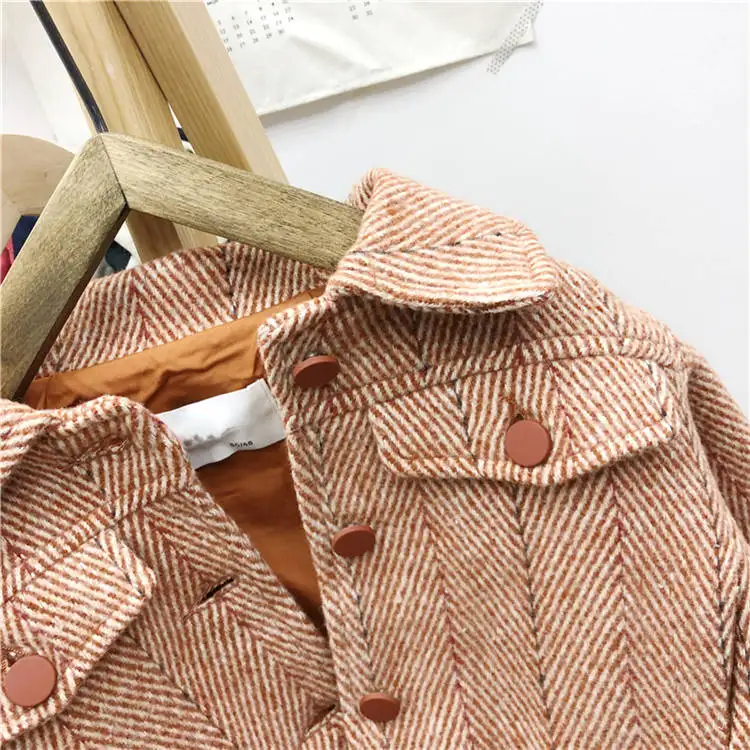 Meninos do Bebê Cabolsas da Criança Jaquetas Outono Moda Novas Crianças Turn-down Colarinho Jaqueta Casuais Outwear Meninos Cabolsa 2020 6 Meninos do bebê jaquetas 2019 outono moda