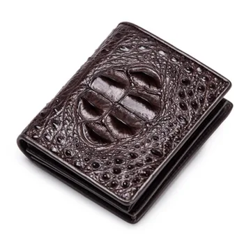 

Hot sale crocodile men's wallet luxury purses leather fashion short High-quality designer card wallets pocket bag free shipping
