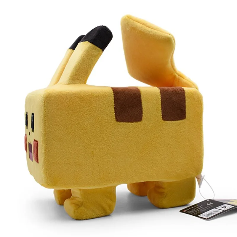 Pikachu Plush Toy 25CM Square Kawaii Pikachu Doll Detective Pikachu Japan Movie Anime Toys for Children Doll for Kids (3)