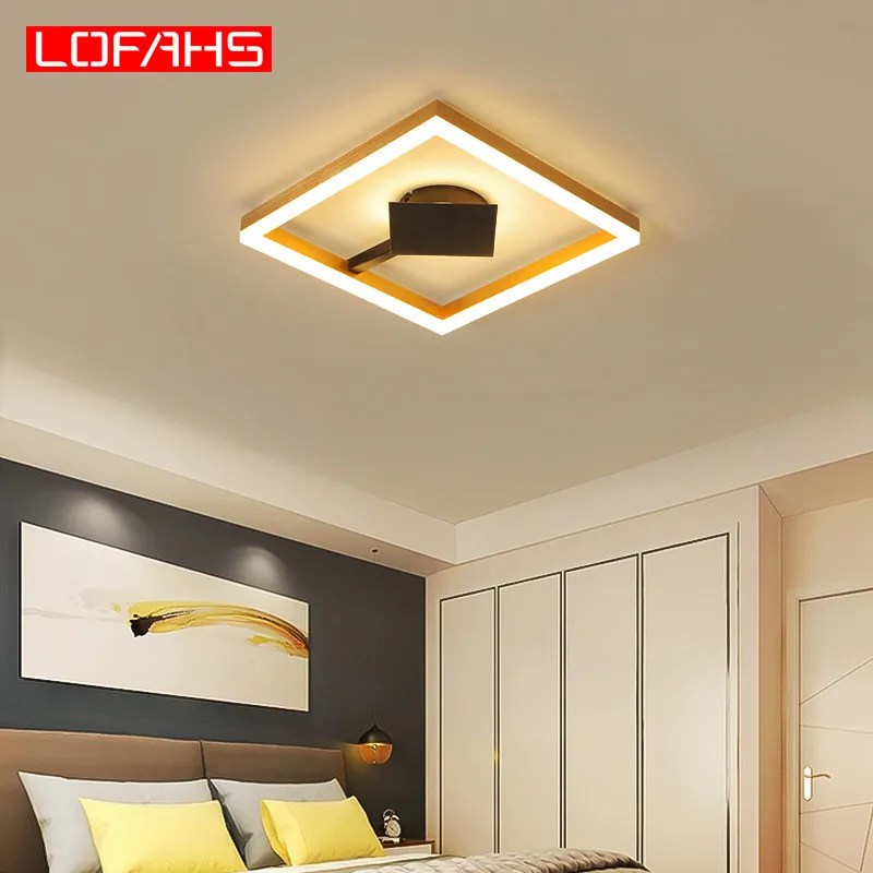 

LOFAHS Ceiling LED Lamp Remote Golden Ceiling Lights For Living Room Bed Room Kitchen Lighting Fixture Avize Luminaria De Teto