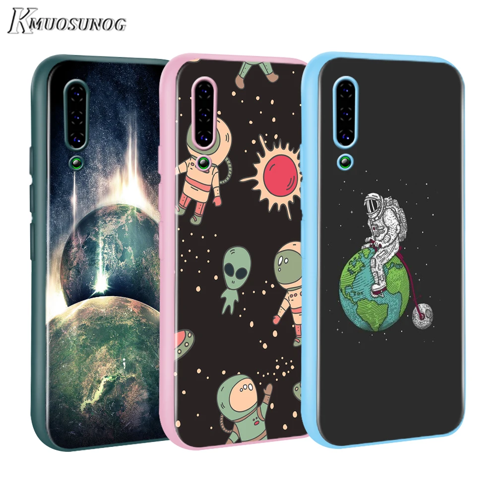 

Planet Space rocket astronaut Baseus Candy Color Cover for Xiaomi Mi NOTE 10 9 8 Pro 9T SE A1 A2 A3 CC9 SE Lite F1 Phone Case