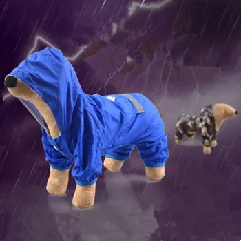 

Hot Dog Rain Clothes Breathable Cloth Pet Hat jumpsuit Fit For Small Medium Dog Waterproof Windproof Rain Jacket Rain Coat
