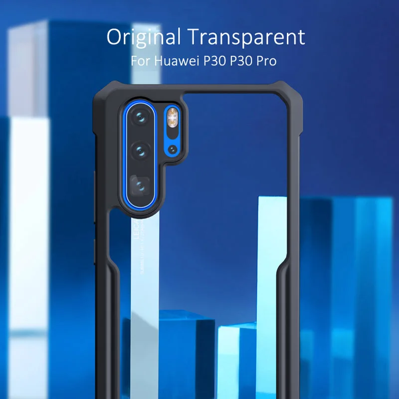 Противоударный прозрачный чехол накладка XUNDD для Huawei P30 Pro|Бамперы| |