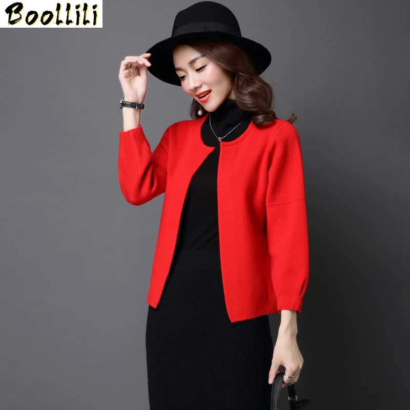Boollili вязаный женский кардиган свитер женские короткие кардиганы больших