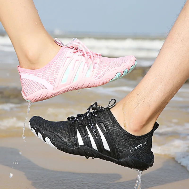 Large Men and Women Same Beach Shoes Drifting Upstream Shoes Outdoor Cycling Sports Wading Shoes Barefoot Diving Swimming Shoes 2022 new adult outdoor wading shoes aqua shoes men s cycling hiking shoes women s indoor fitness yoga shoes 35 47