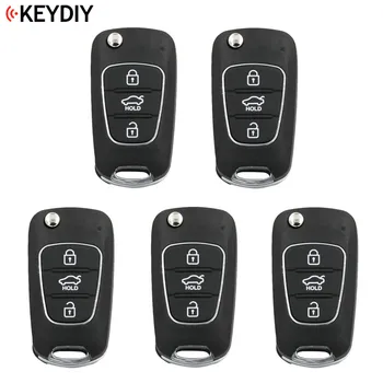 

5 PCS, Original Universal KEYDIY B-Series B04 Remote Control for KD900 URG200 3 Buttons Car Key YH Style