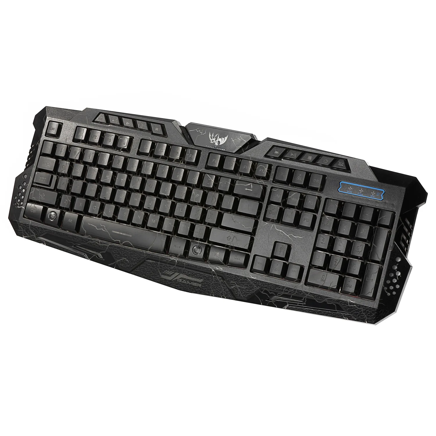 Rii Mini teclado inalámbrico, teclado inalámbrico F8 2.4G con panel táctil,  mouse combinado, aprendizaje por infrarrojos, controlador de teclado