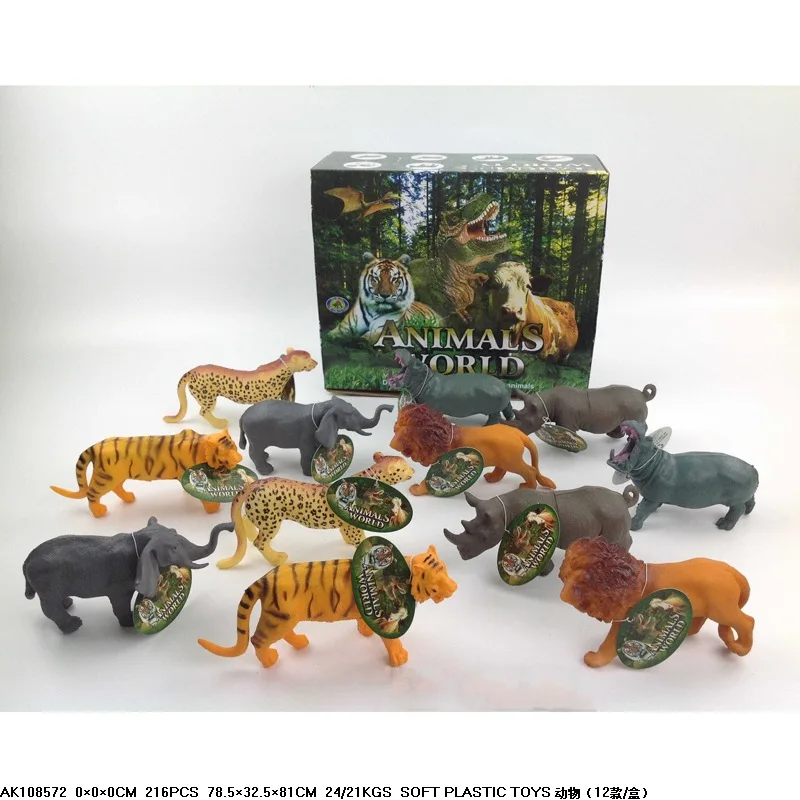 

Place of Origin Supply of Goods Simulated Animal Static Model Furnishings Toy Set 12 PCs Plastic Toys Stall Hot Selling