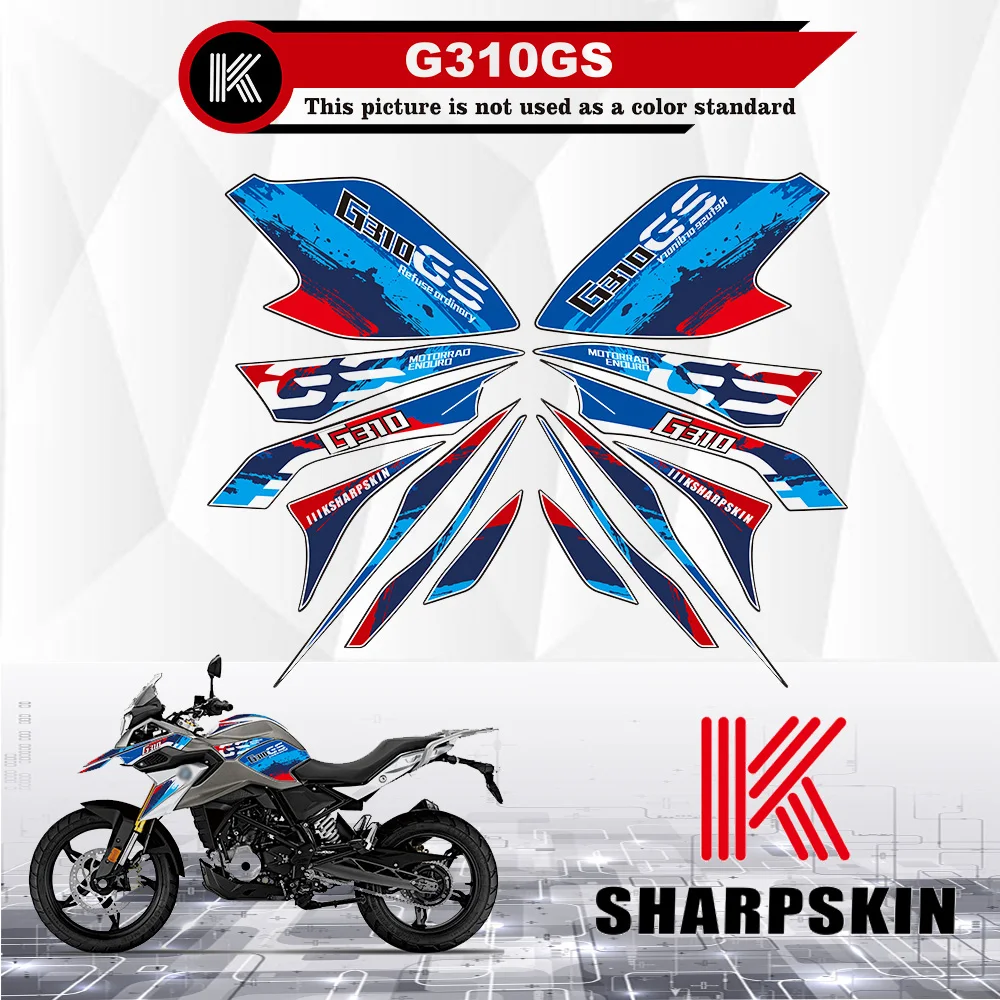 KSHARPSKIN motorcycle sticker protection fairing reflective decal decorative film for BMW G310GS g310 gs | Автомобили и мотоциклы