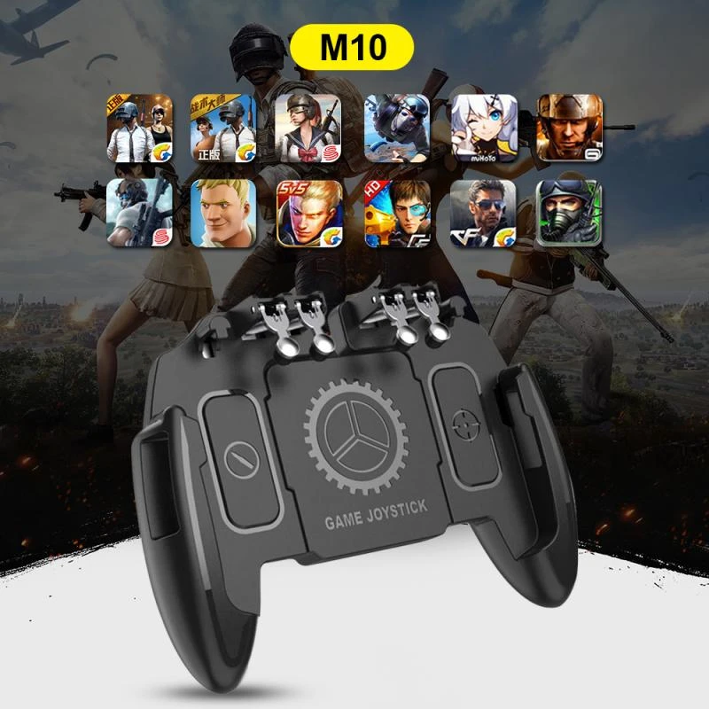 2022 Hot M10 M11 Six Finger Mobile Gamepad Game Controller For Memo Mobile Phone Game Joystick With Heat Dissipation Function