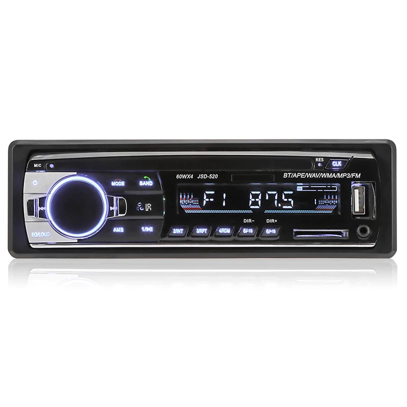 jsd 520 Zeepin JSD 520 1din автомобиль радио 3 дюймов Автомобильный MP3-плеер Поддержка Беспроводной Bluetooth Музыка вызова DC 12V аудио AUX - Цвет: jsd 520