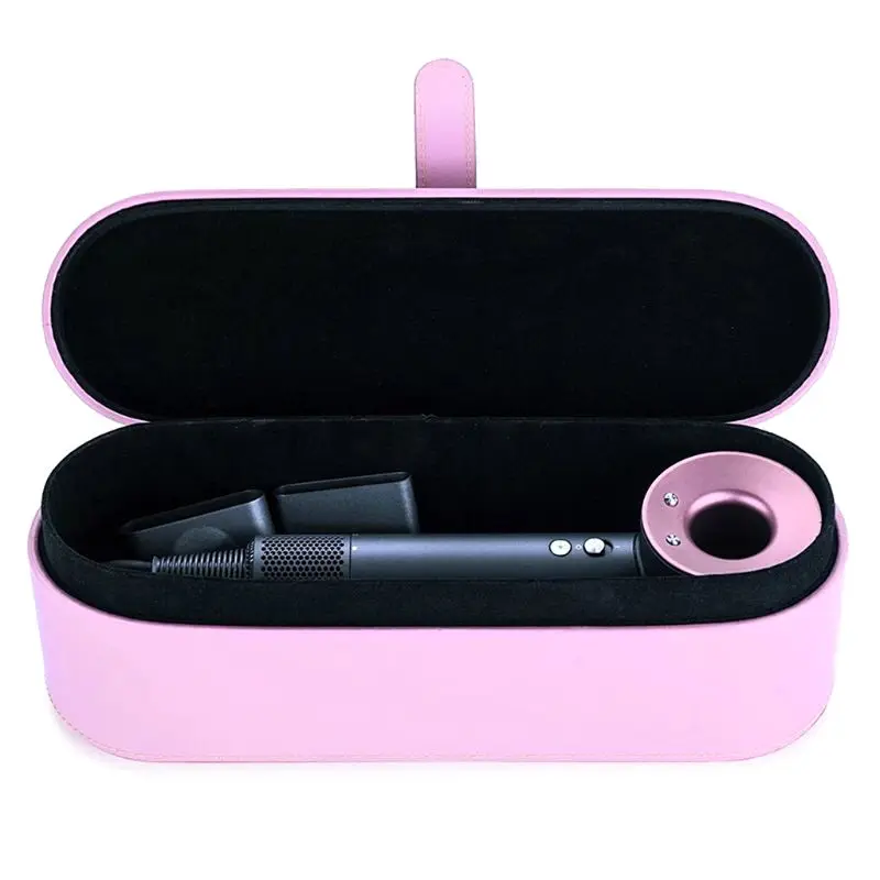 4Colors Portable PU Leather Travel Hair Dryer Storage Box Storage Box Cover Case Organizer