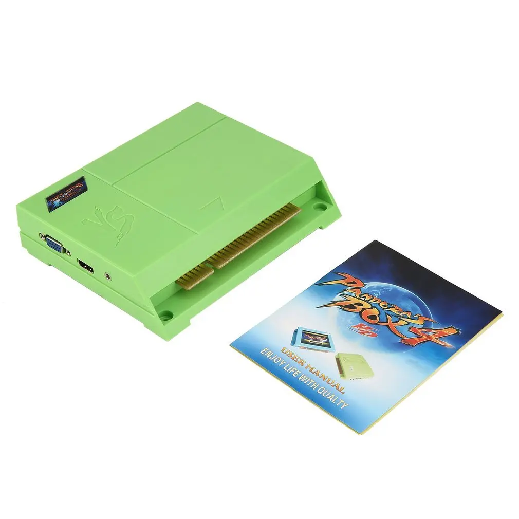 999 в 1 для Pandora's Box 5s Jamma Аркада 8 г ram Классическая мульти игра, настольная игра развлекательная система Топ чипсет - Цвет: Зеленый