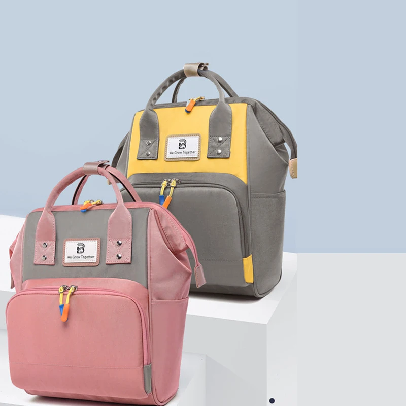 Мини Mum Diaperbag Многофункциональный Nursingbag большой емкости Детский водонепроницаемый рюкзак Открытый Дорожная сумка детская коляска рюкзак