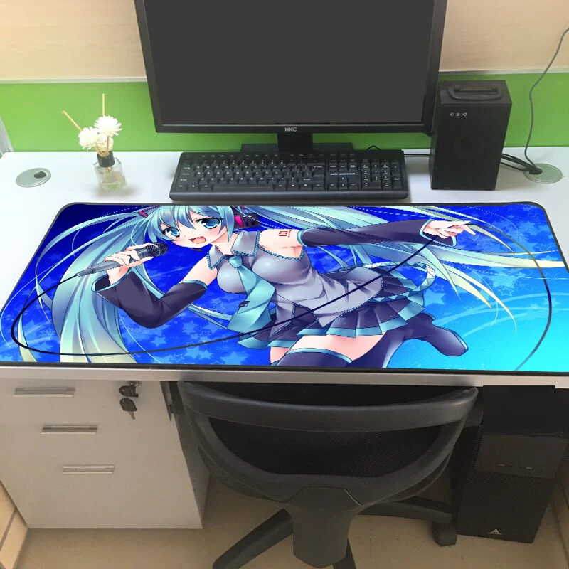 XGZ игровой коврик для мыши Hatsune Future, коврик для мыши для ноутбука, напольный коврик, офисный стол, DOTA2, XXL