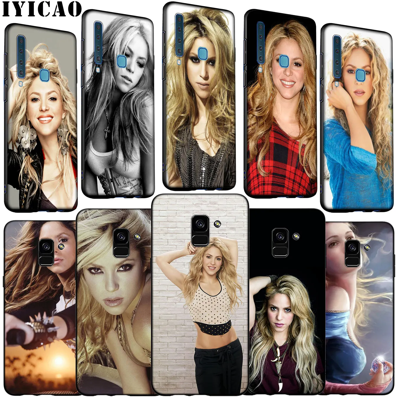 Мягкий силиконовый чехол Shakira для Samsung Galaxy A6 A7 A8 A9 2018 A3 A5 2016 2017 Note 9 8 10 Plus |