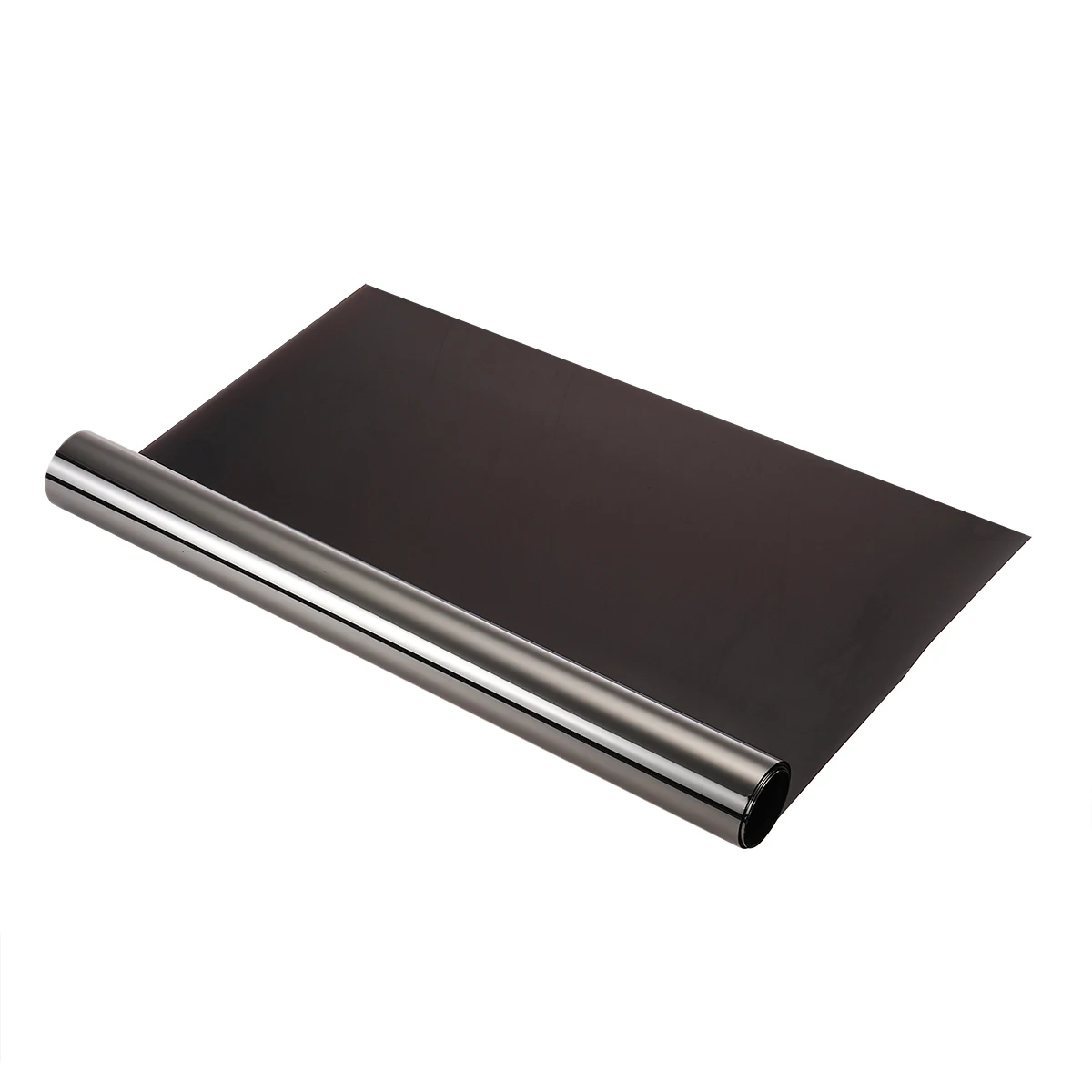 Black 30X400cm 30/40/50/60/70x400 см двухсторонняя Серебряная зеркальная изоляционная оконная пленка Солнечный Оттенок наклейки УФ Светоотражающие один способ конфиденциальности украшения - Цвет: Black 30X400cm