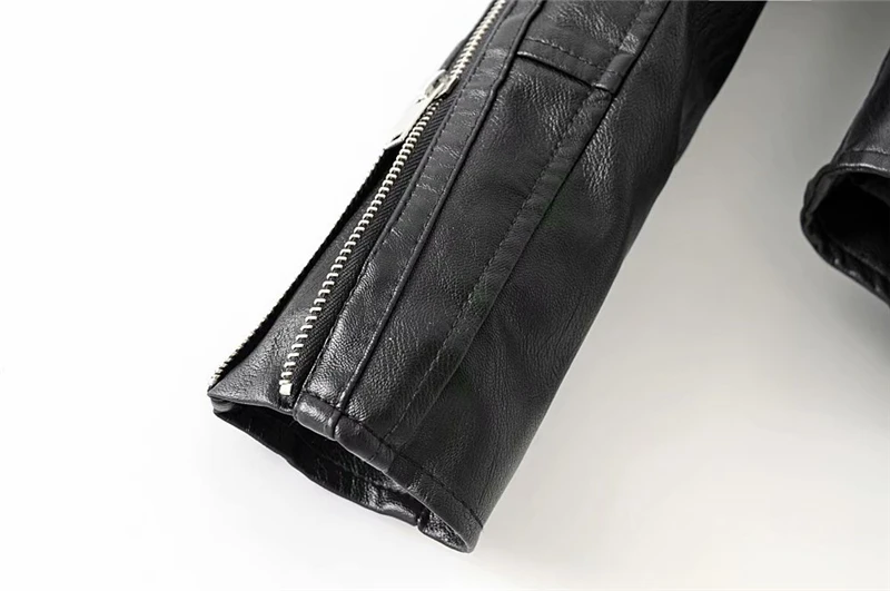 Осень новые продукты осень и зима короткое кожаное пальто AliExpress
