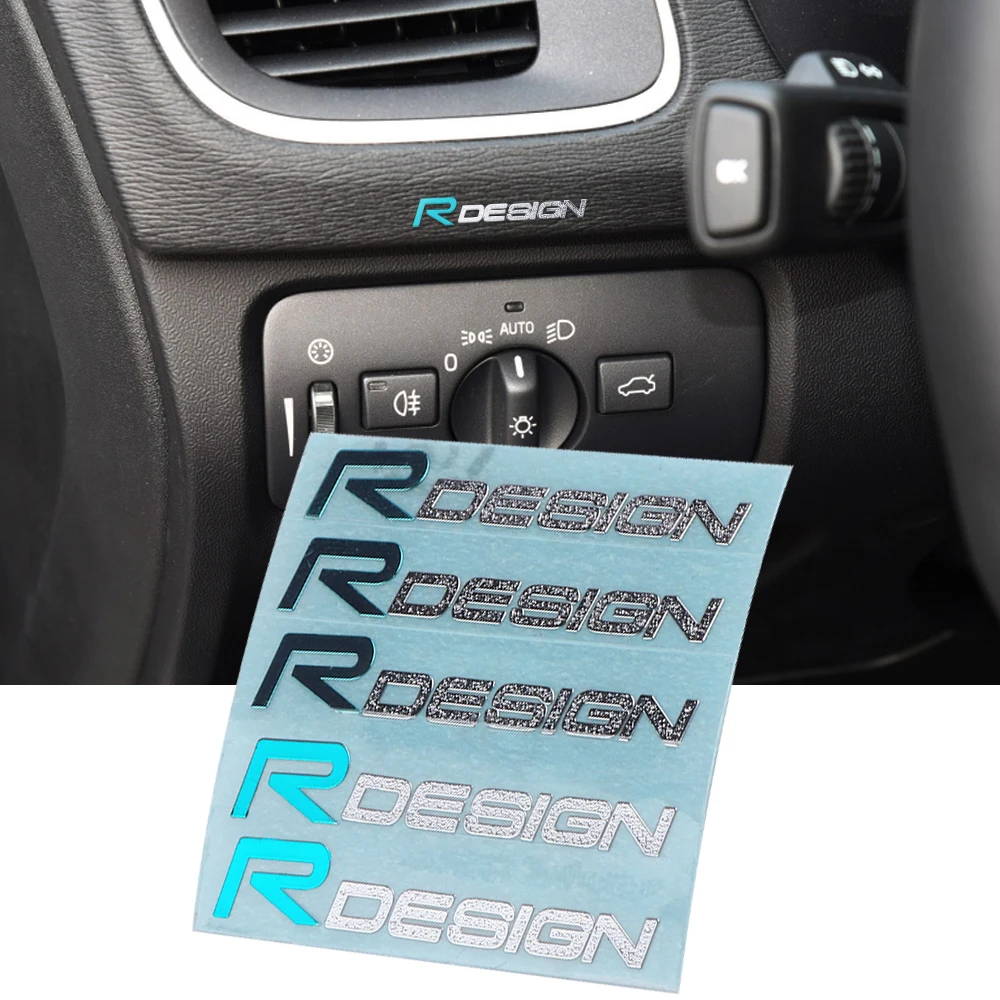 5 шт. Rdesign автомобиля украшения Стикеры для Volvo XC90 S60 CX60 V70 S80 V40 V50 S40 XC70 V60 C30 XC40 C70 V90 940 850 Vida S70