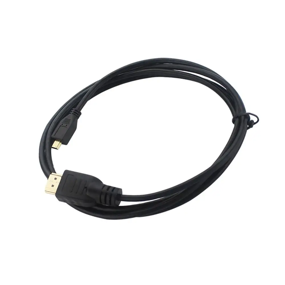 1.5M HDMI Video Adapter Cable Micro HDMI To HDMI HD Video Cable 4K For Raspberry Pi 4/4B Connect Digital Camera & Game Console