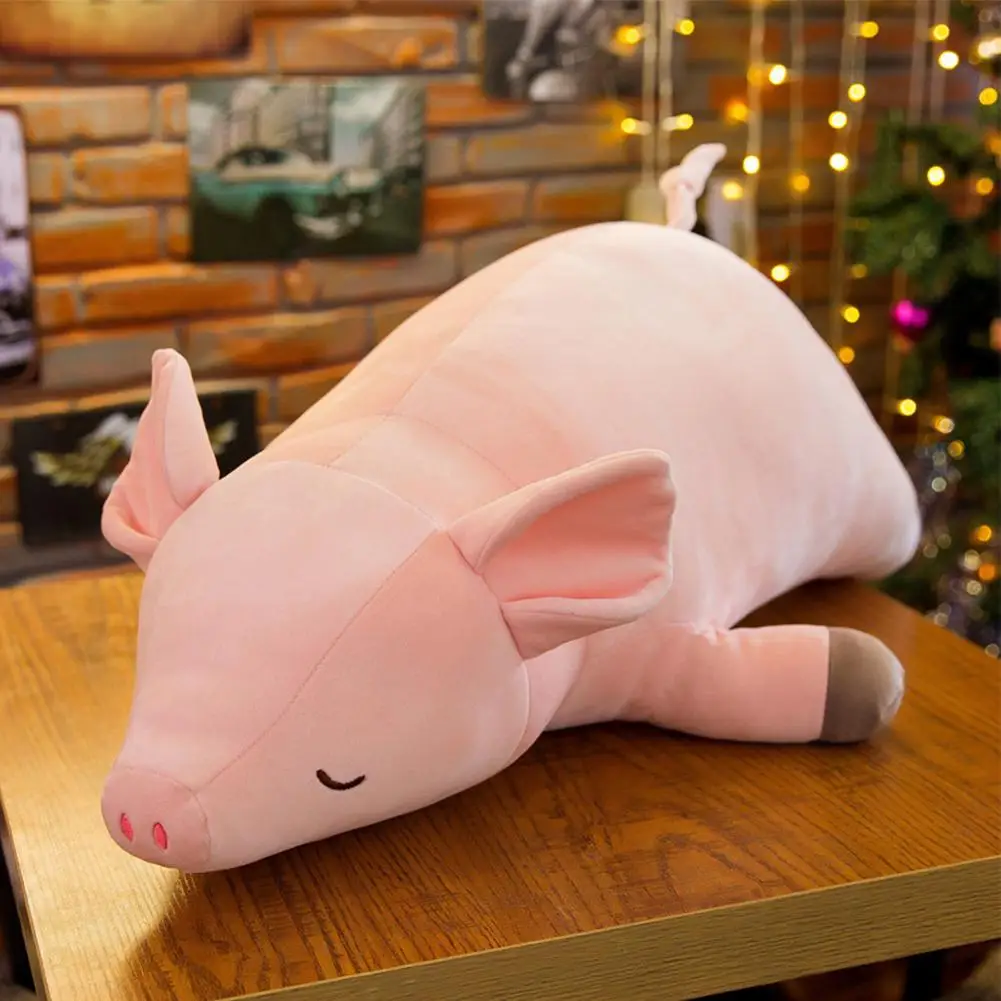 Pink pig Kuulee 30 см мультфильм розовый вниз хлопок плюшевая игрушка «поросенок» подушка - Цвет: Pink pig